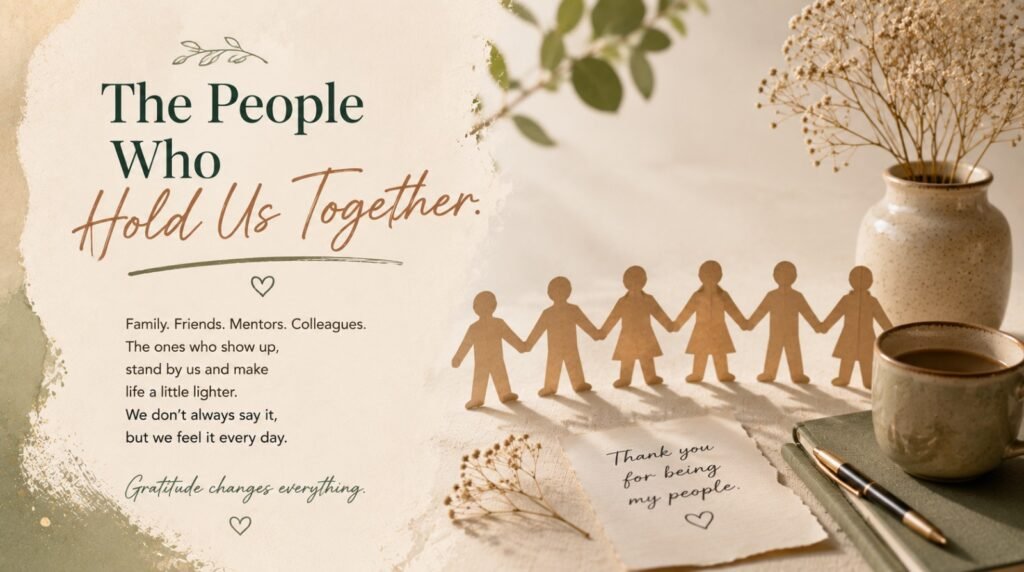 The People Who Hold Us Together