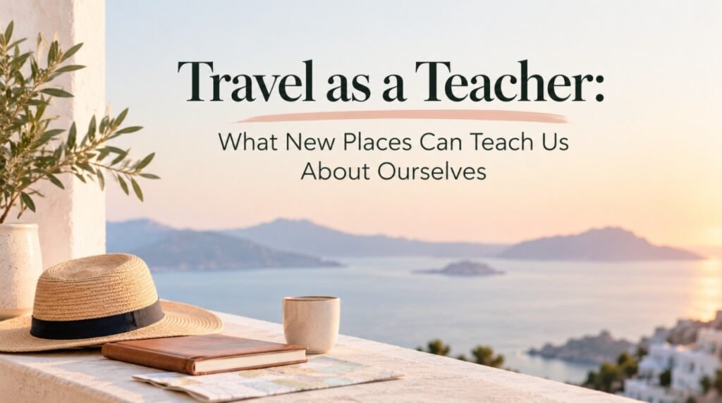 Travel as a Teacher: What New Places Can Teach Us About Ourselves